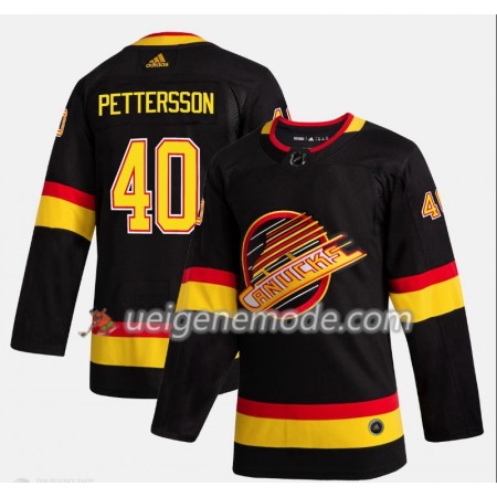 Herren Eishockey Vancouver Canucks Trikot Elias Pettersson 40 Flying Skate Adidas 2019-2020 Schwarz Authentic